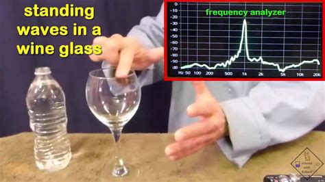 resonance frequency of glass